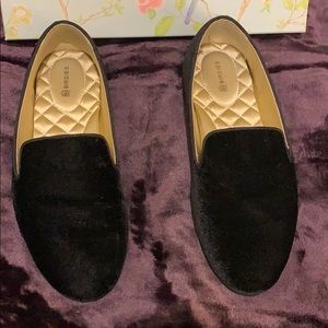 Birdies flats- “The Starling” in black, size 8